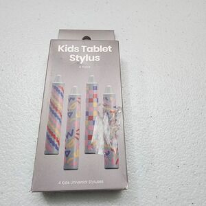 Kids Silicone Stylus 4pk Gray  Crayon Design - Silicone Styluses for Tablets